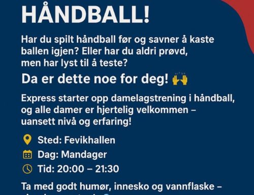 Invitasjon til Damelags-trening i Express håndball!